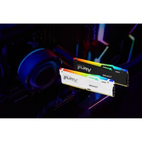 Модуль памяти для компьютера DDR5 32GB (2x16GB) 6000 MHz Beast RGB EXPO White Kingston Fury (ex.HyperX) (KF560C36BWE2AK2-32)