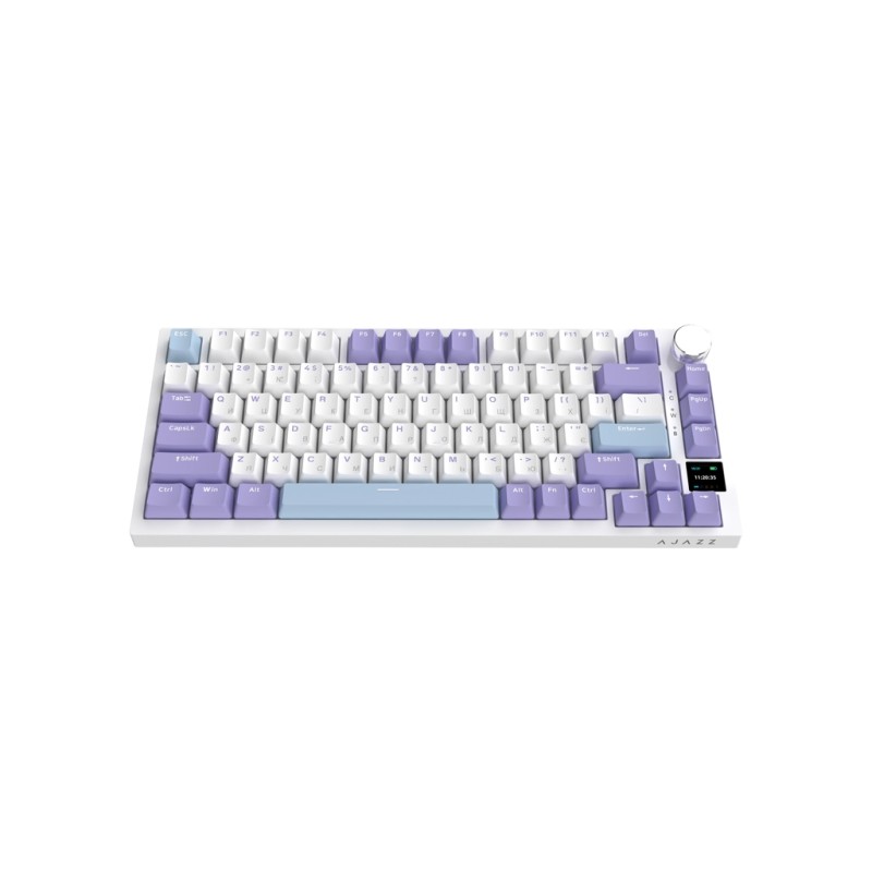 Клавиатура Ajazz AK820 Pro Gift Switch Purple RGB USB/Wireless/Bluetooth UA Purple (AK820PRO-G-PWB)