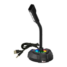 Микрофон HP DHP-1100C RGB backlit 3.5мм+USB Black (DHP-1100C)