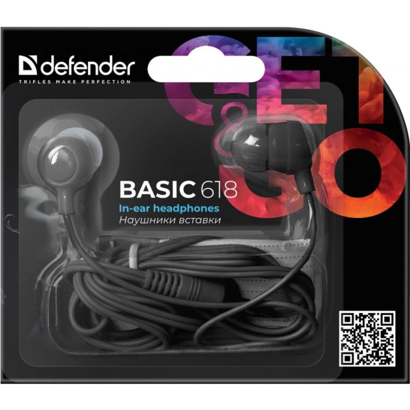 Наушники Defender Basic 618 Black (63618)