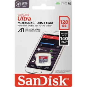 Карта памяти SanDisk 128GB microSD class 10 UHS-I A1 Ultra (SDSQUAB-128G-GN6MN)