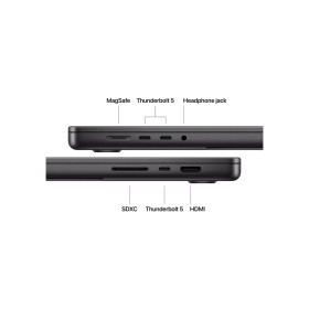 Ноутбук Apple MacBook Pro 16 A3429 M5 Max Space Black (MGED4UA/A)