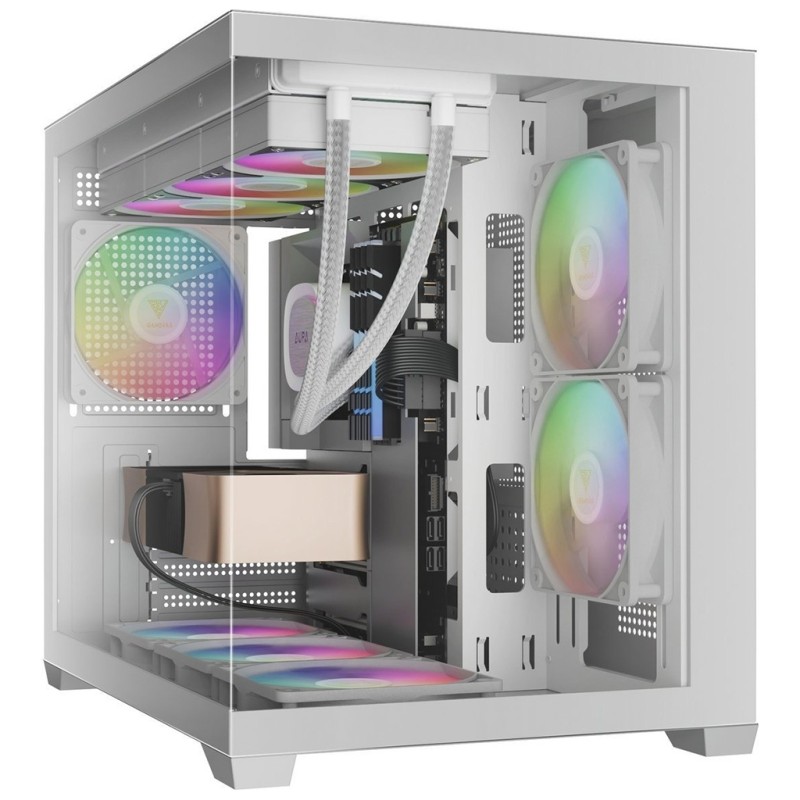Корпус для ПК Gamdias AURA GC10M V2 WH ARGB (4711514503166)