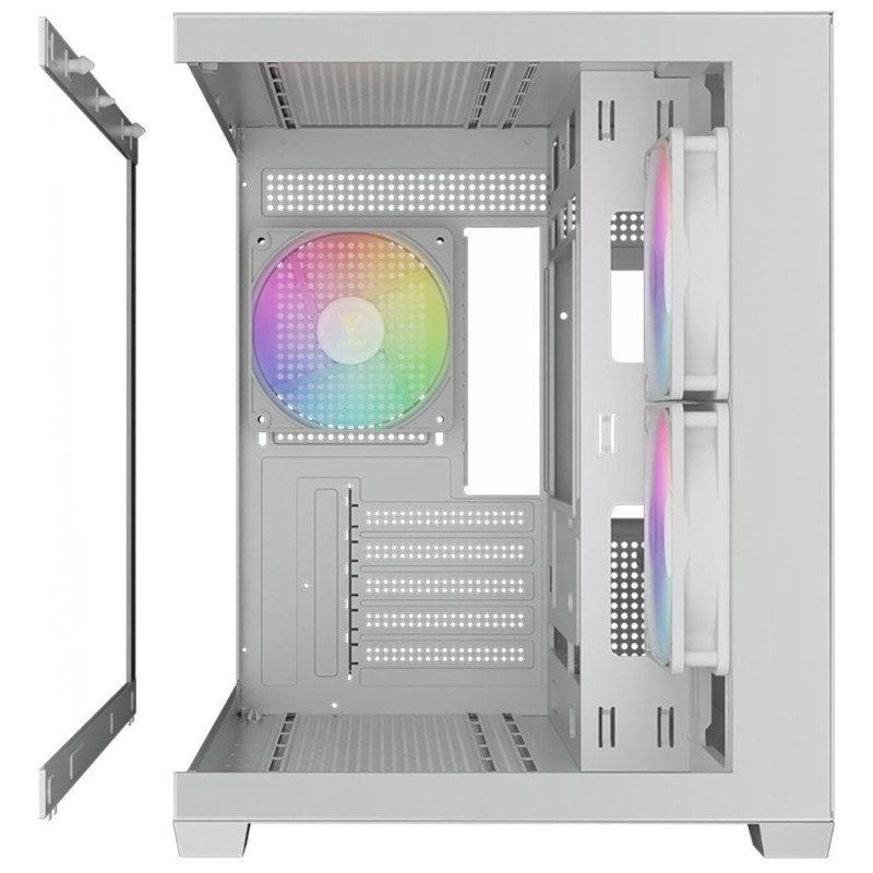 Корпус для ПК Gamdias AURA GC10M V2 WH ARGB (4711514503166)