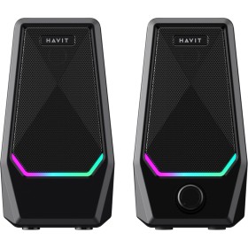 Акустическая система Havit SK768 USB RGB Black (6939119042585)