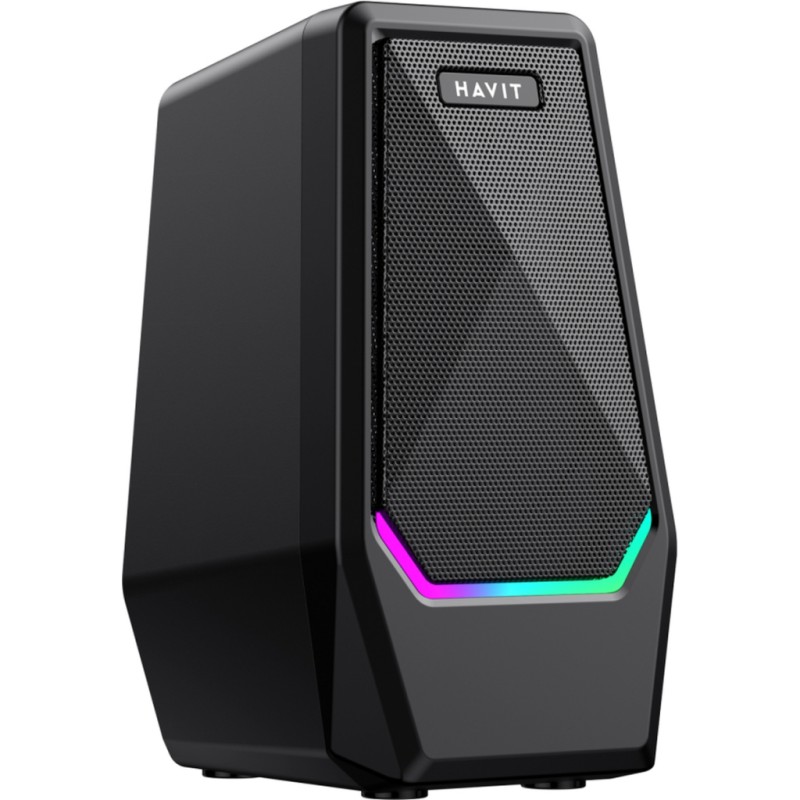 Акустическая система Havit SK768 USB RGB Black (6939119042585)