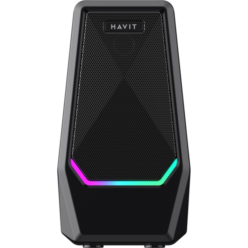 Акустическая система Havit SK768 USB RGB Black (6939119042585)