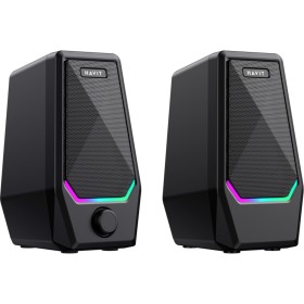 Акустическая система Havit SK768 USB RGB Black (6939119042585)