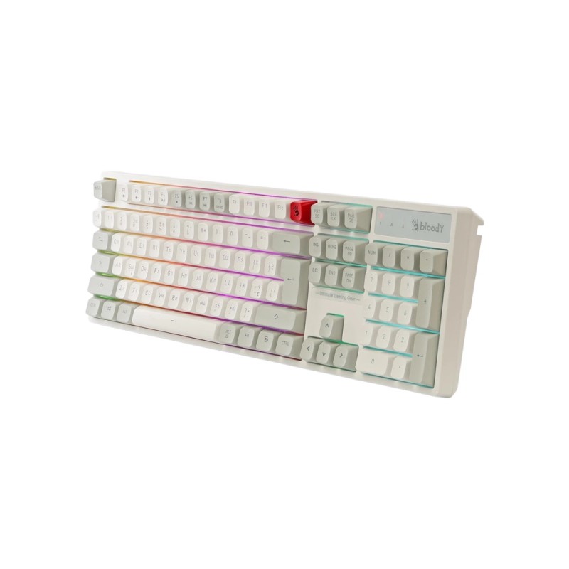 Клавиатура A4Tech Bloody B230N USB UA White (4711421003131)