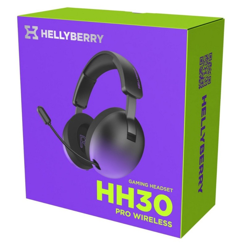 Наушники Hator Hellyberry HH30 PRO Wireless Black/Violet (HH30_PRO_wireless_BV)
