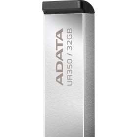USB флеш накопитель ADATA 32GB UR350 Silver-Black USB 3.2 (UR350-32G-RSR/BK)