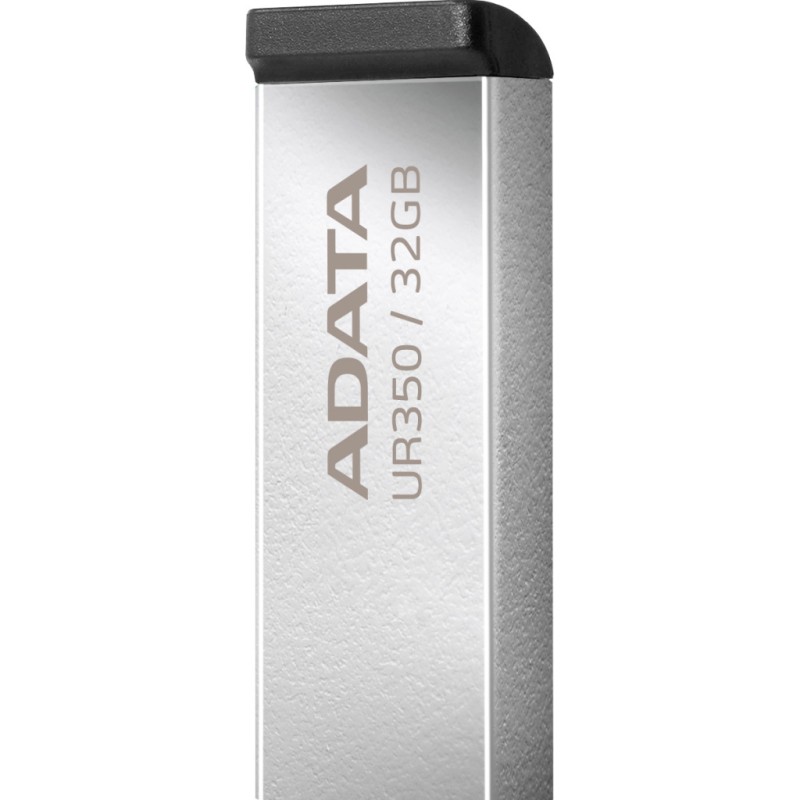 USB флеш накопитель ADATA 32GB UR350 Silver-Black USB 3.2 (UR350-32G-RSR/BK)