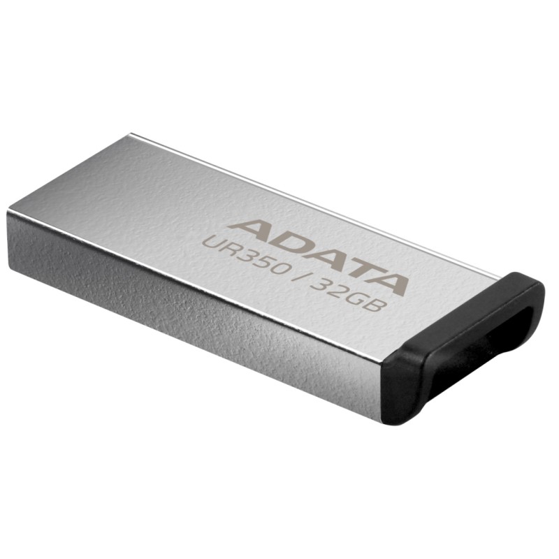 USB флеш накопитель ADATA 32GB UR350 Silver-Black USB 3.2 (UR350-32G-RSR/BK)