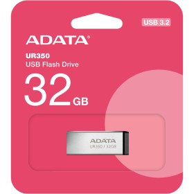 USB флеш накопитель ADATA 32GB UR350 Silver-Black USB 3.2 (UR350-32G-RSR/BK)