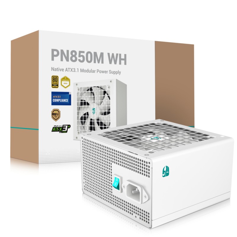 Блок питания Deepcool 850W PN850M White GamerStorm (R-PN850M-FC0W-JGEU)
