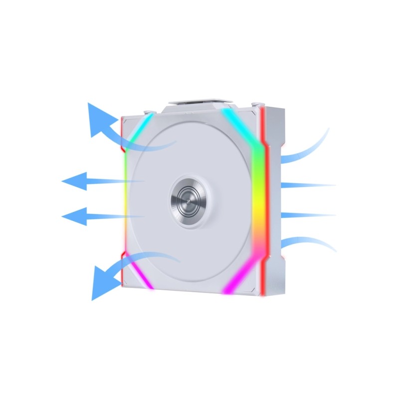 Кулер для корпуса Lian Li Uni Fan SL WIRELESS Reverse, 120-1, Wh (G99.12RSL1W1W.00)