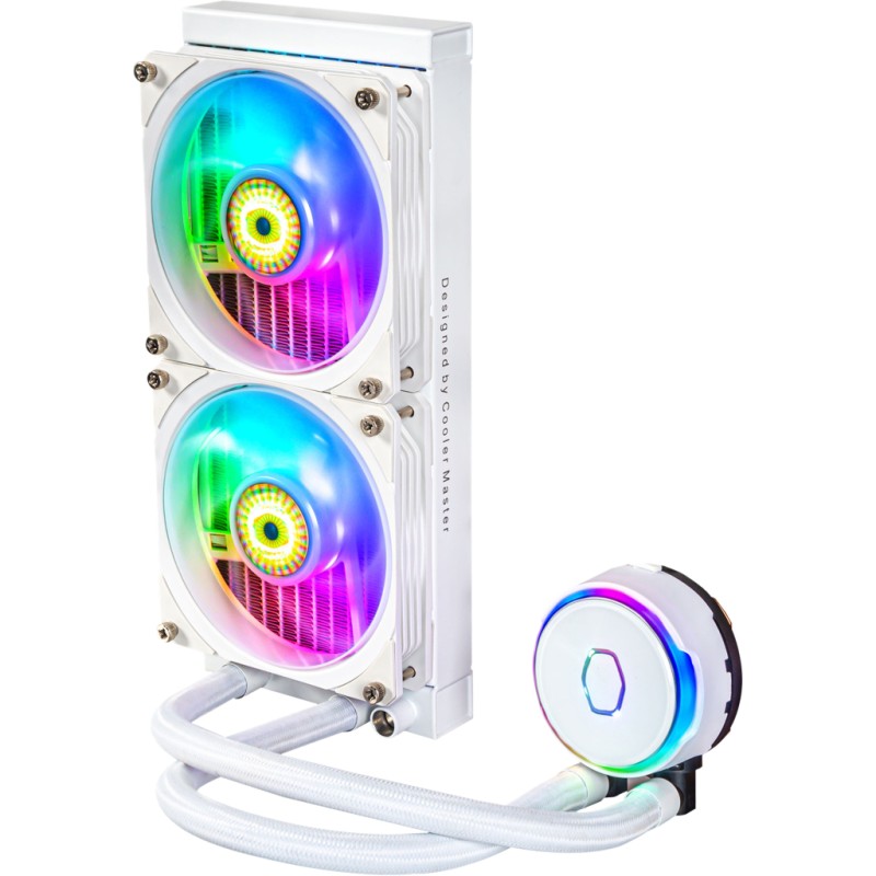 Система жидкостного охлаждения CoolerMaster MasterLiquid PL240 Flux White Edition (MLY-D24M-A23PZ-RW)