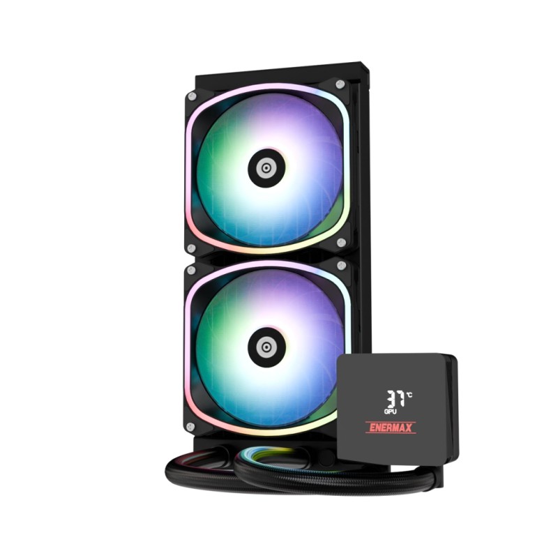 Система жидкостного охлаждения Enermax Aquafusion II 240 ARGB (ELC-AQFS240-SQA)