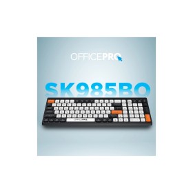 Клавиатура OfficePro SK985BO Bluetooth/Wireless UA Black/White (SK985BO)