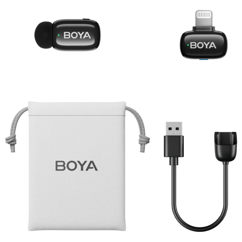 Микрофон Boya mini-16 Lightning Black (mini-16)