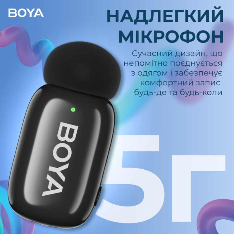 Микрофон Boya mini-16 Lightning Black (mini-16)