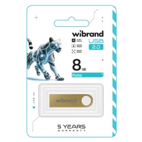 USB флеш накопитель Wibrand 8GB Puma Gold USB 2.0 (WI2.0/PU8U1G)
