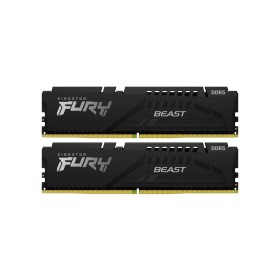 Модуль памяти для компьютера DDR5 128GB (2x64GB) 5600 MHz Beast Black Kingston Fury (ex.HyperX) (KF556C40BBK2-128)