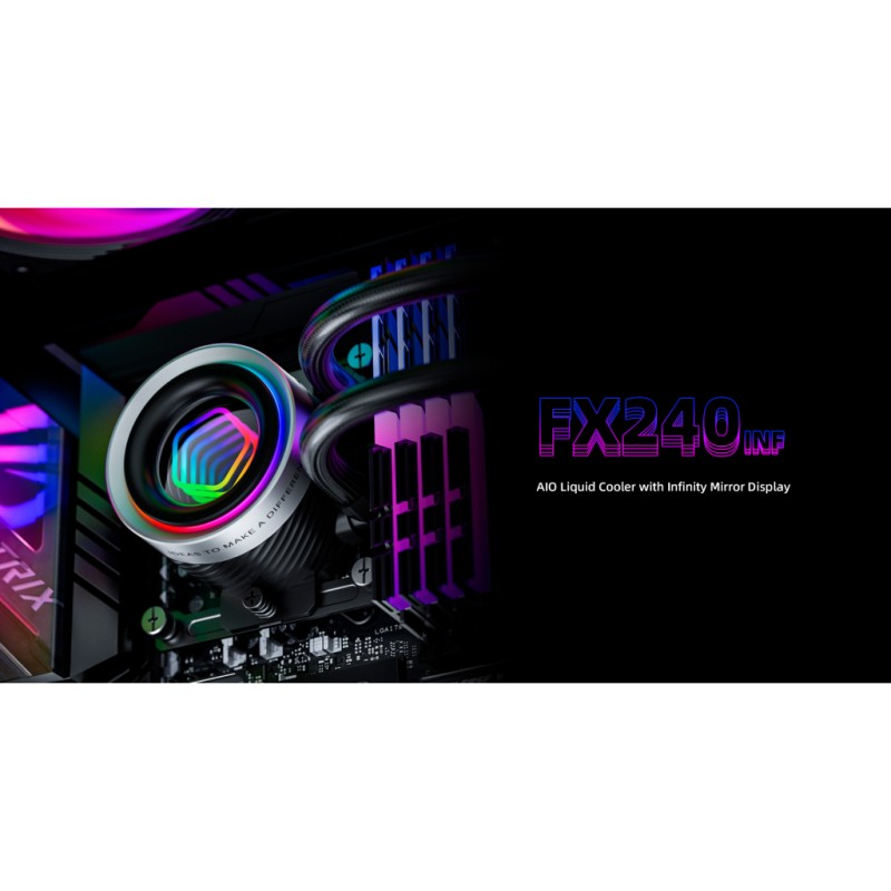 Система жидкостного охлаждения ID-Cooling FX240 INF