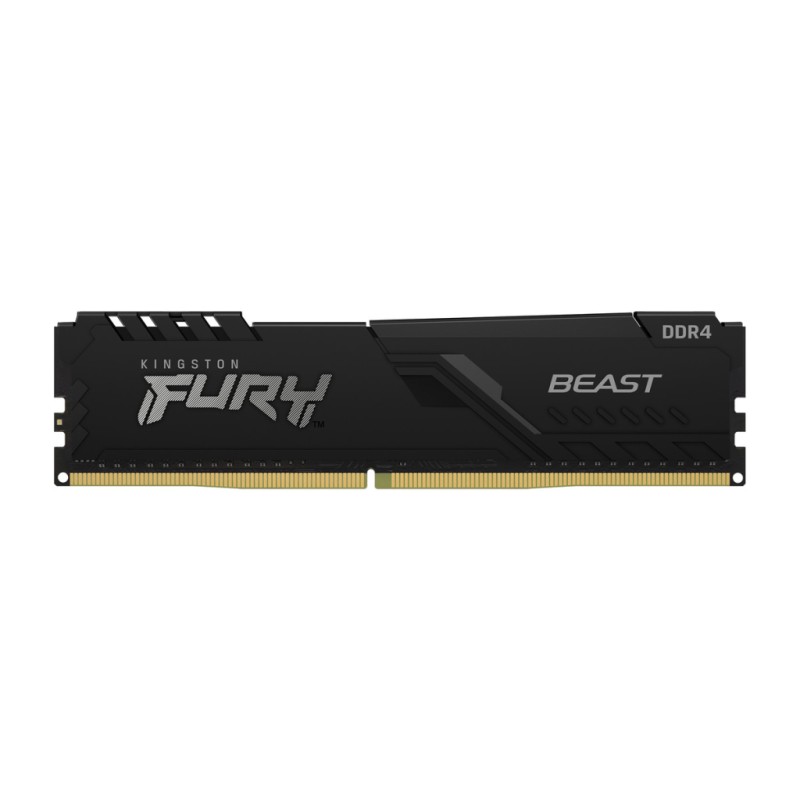 Модуль памяти для компьютера DDR4 16GB 3200 MHz Fury Beast Black Kingston Fury (ex.HyperX) (KF432C16BB1/16)