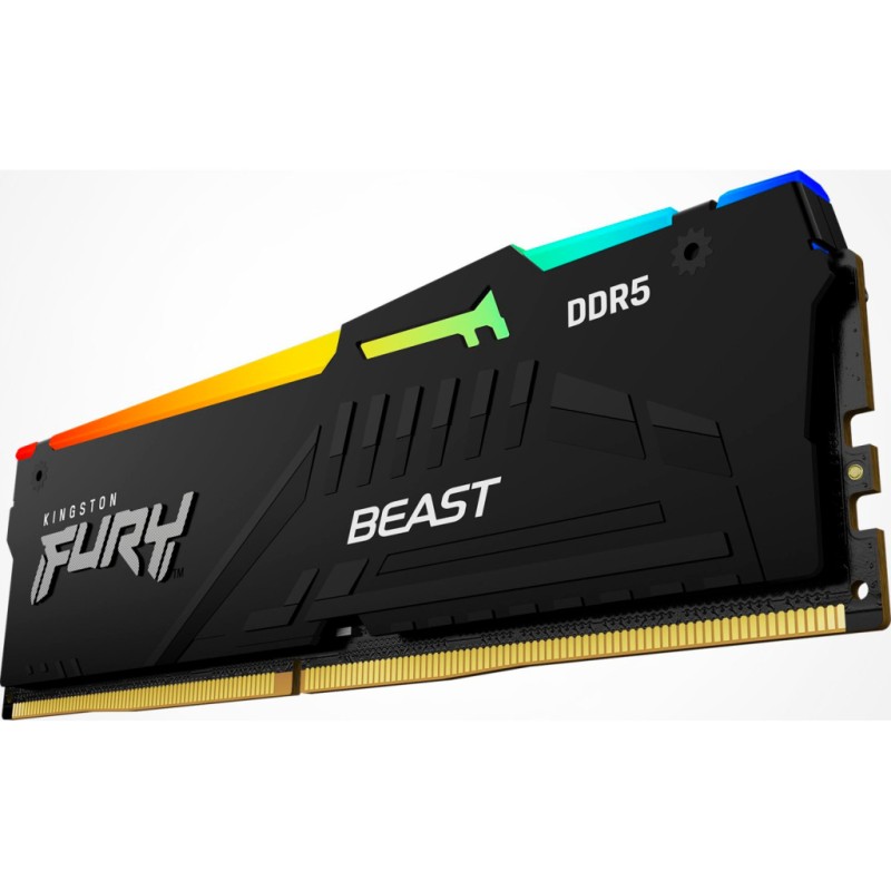 Модуль памяти для компьютера DDR5 16GB 6000 MHz Beast RGB EXPO Kingston Fury (ex.HyperX) (KF560C36BBE2A-16)