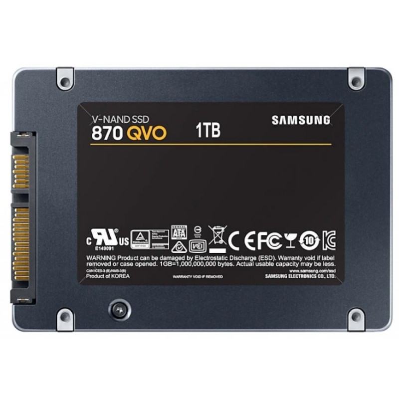 Накопичувач SSD 2.5" 1TB 870 QVO Samsung (MZ-77Q1T0BW)
