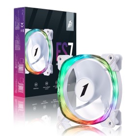 Кулер для корпуса 1stPlayer FS7 White (FS7-WH-1IN1)