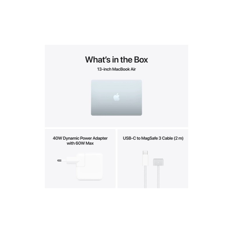 Ноутбук Apple MacBook Air 13 M5 A3449 Sky Blue (MDHK4UA/A)