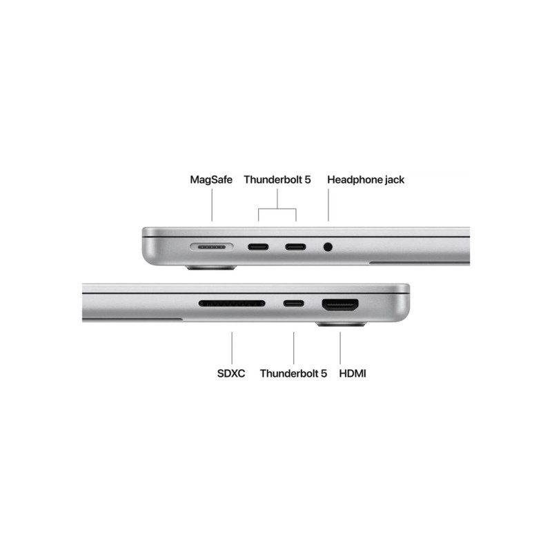 Ноутбук Apple MacBook Pro 14 A3426 M5 Silver (MGDP4UA/A)