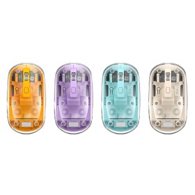 Мышка XO M12 Wireless Transparent/Yellow (M12 Yellow)