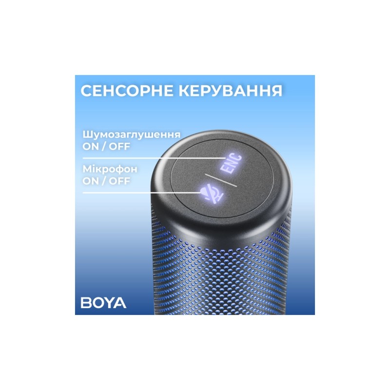 Микрофон Boya K3-02 RGB Type-C/3,5 мм Black (BOYA K3-02)