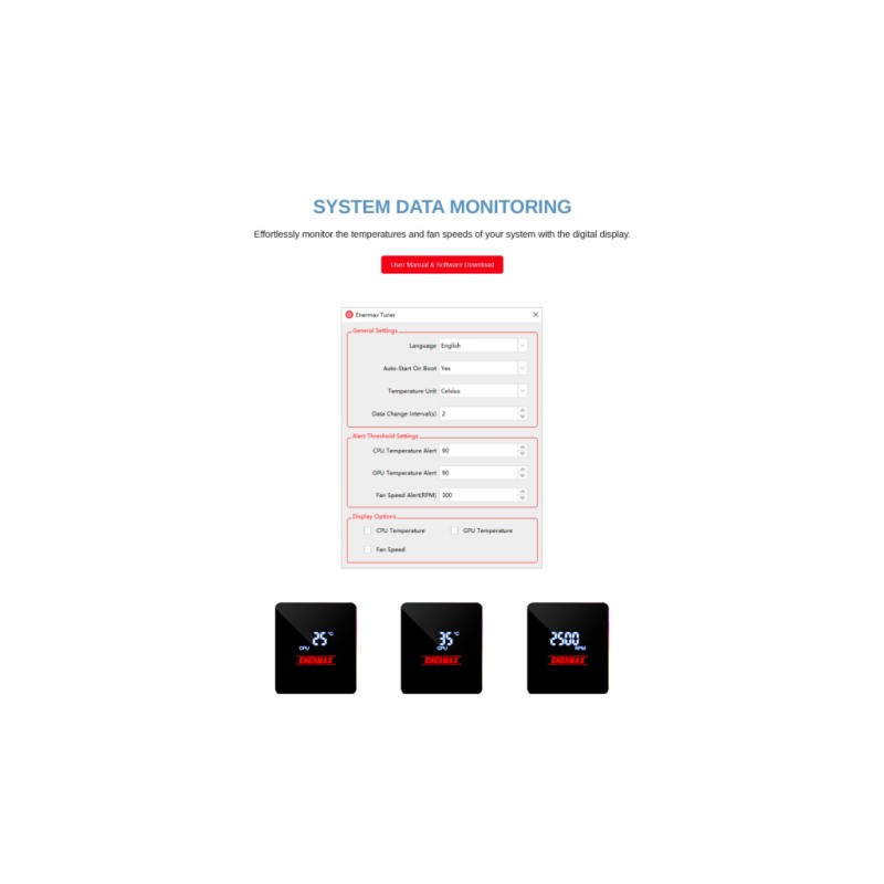 Система жидкостного охлаждения Enermax Aquafusion II 360 ARGB (ELC-AQFS360-SQA)
