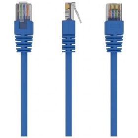 Патч-корд 0.5м, UTP, cat.5e, CCA, blue Cablexpert (PP12-0.5M/B)