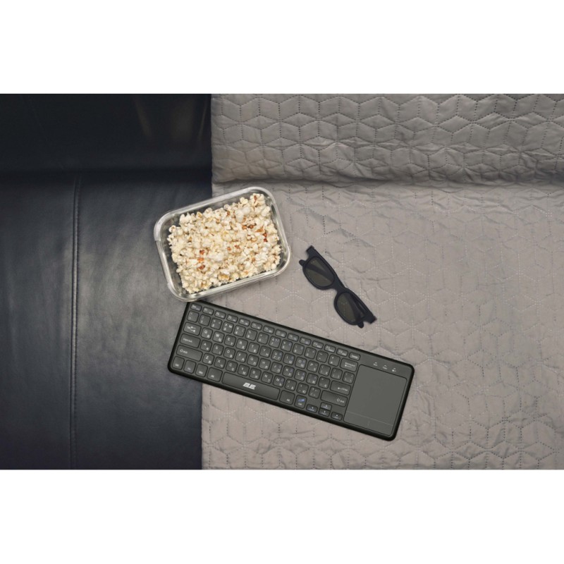Клавиатура 2E KT100 Touch Wireless UA Black (2E-KT100WB_UA)