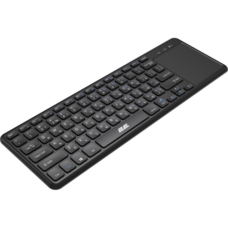 Клавиатура 2E KT100 Touch Wireless UA Black (2E-KT100WB_UA)