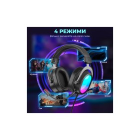Наушники Fifine H16 7.1 RGB Black (H16)