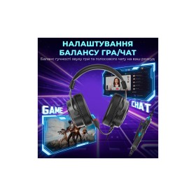 Наушники Fifine H16 7.1 RGB Black (H16)