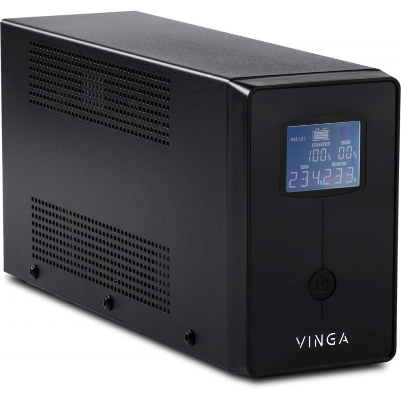 Источник бесперебойного питания Vinga LED 1200VA ( VPC-1200PRM3 ) (VPC-1200PRM3)