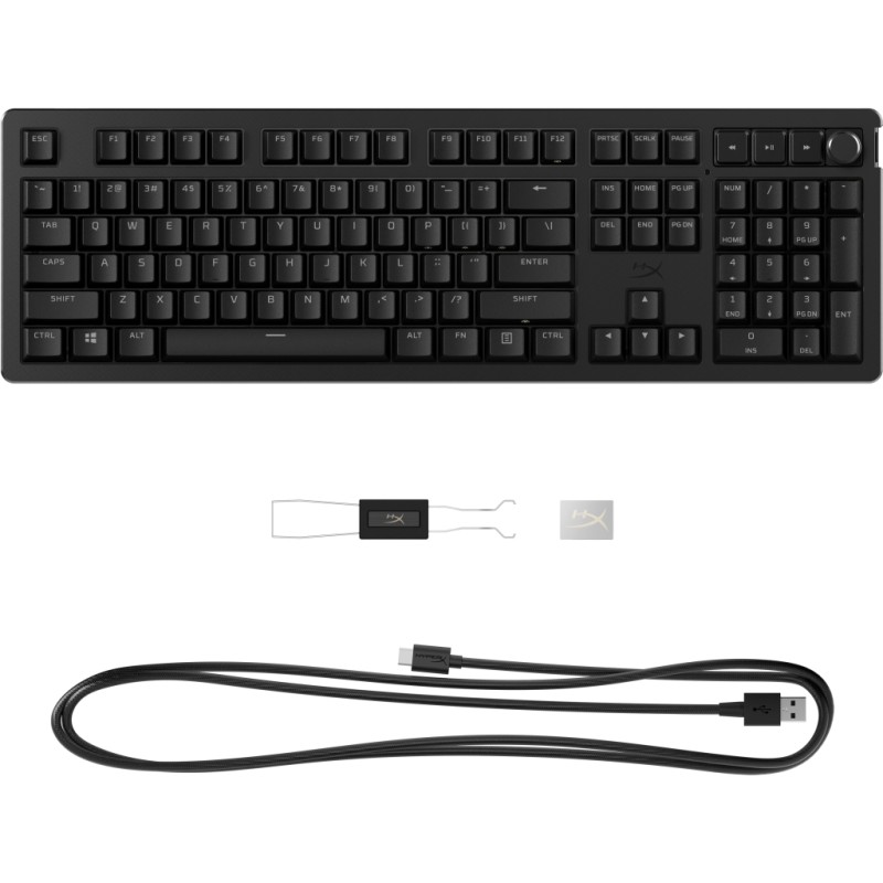 Клавиатура HyperX Alloy Rise PBT HX Red USB UA Black (7G7A3AA)
