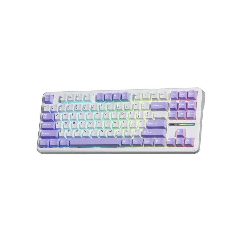 Клавиатура Aula F87 keycap KRGD Blue USB UA White (6948391202464)