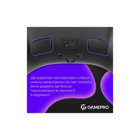 Геймпад GamePro GPX13B 2.4G/BT 5.1/USB/PC/iOS/Android RGB Black (GPX13B)