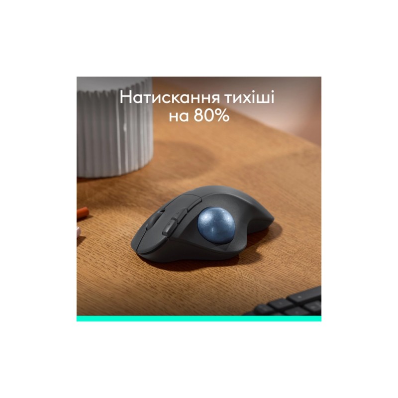 Мышка Logitech Ergo M575S Wireless Trackball Graphite (910-007029)
