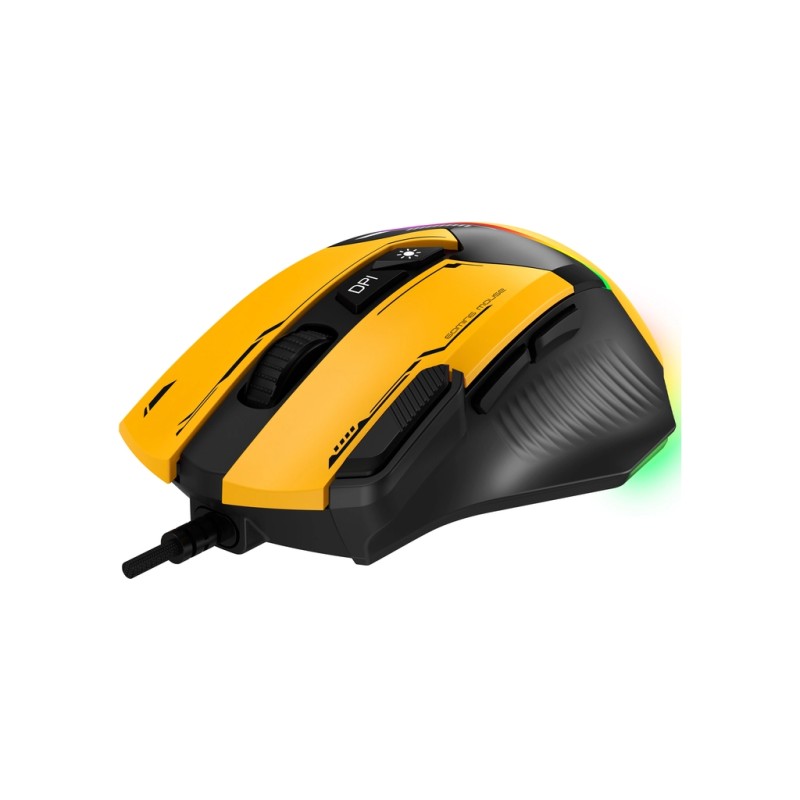 Мышка GamePro GM300Y USB Yellow/Black (GM300Y)