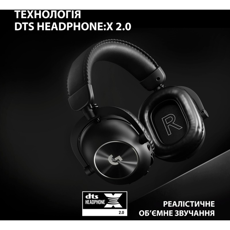Наушники Logitech G Pro X 2 Lightspeed Wireless Black (981-001263)