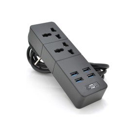 Сетевой фильтр питания Voltronic TВ-Т07, 2роз, 4*USB Black (ТВ-Т07-Black)